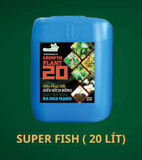 PHÂN BÓN HỮU CƠ GROWTH PLANT 20 - SUPER FISH